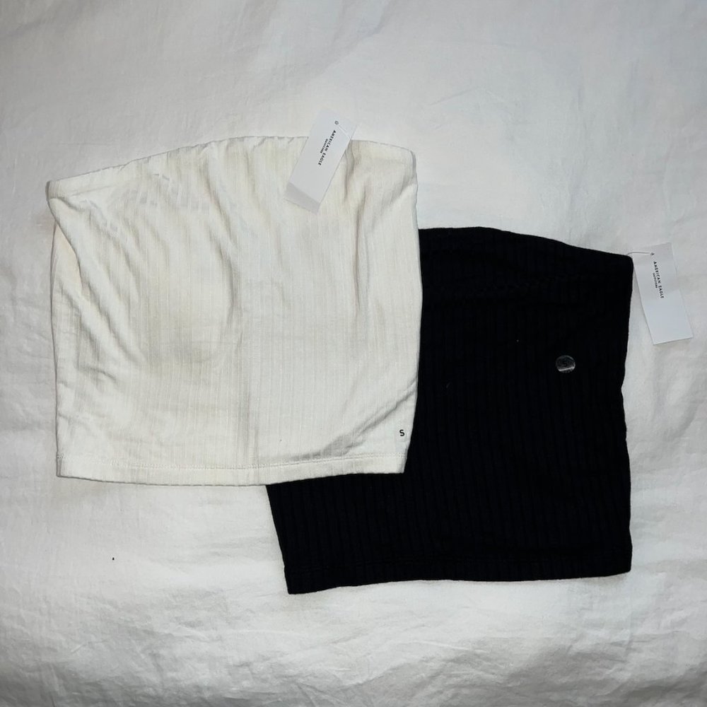 American Eagle tube top duo